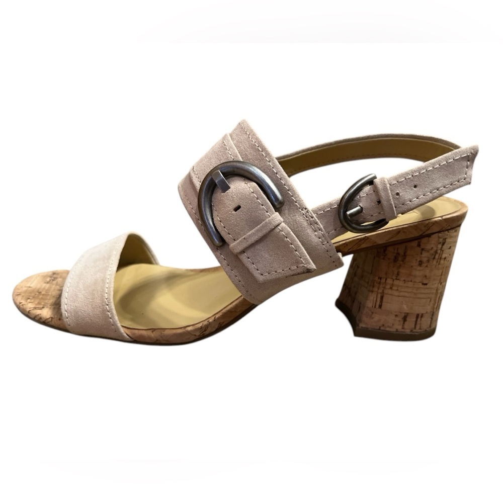 Naturalizer Sandal with Cork Style Heel